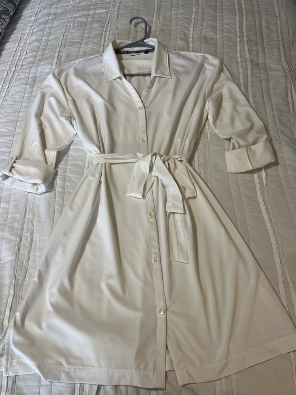 Cabana Life White Dress with Black Geometric Trim - Picture 6 of 6